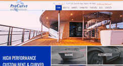 Desktop Screenshot of procurveglass.com